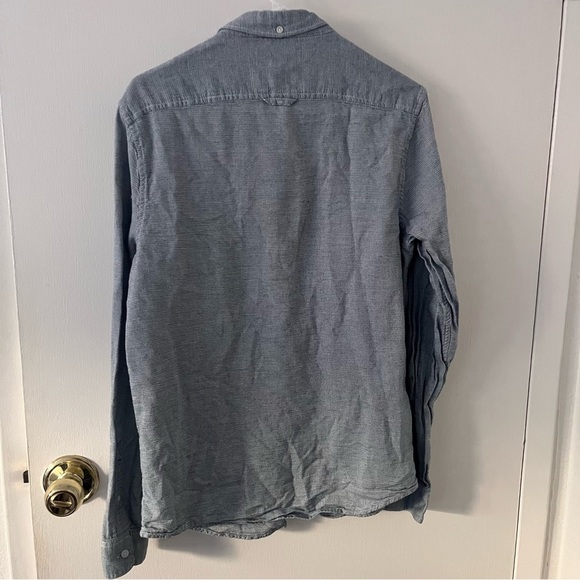 1901 Men’s Button Down Shirt Long Sleeve Front Pockets Large - Picture 8 of 11